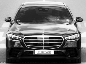 Photo ©BeDriven 2024 : Mercedes Class S, véhicule haut de gamme, business, luxe, VIP